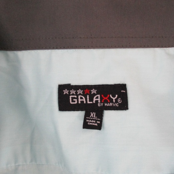 Galaxy Classic Fit Short Sleeve Oxford Shirt - Picture 4 of 6